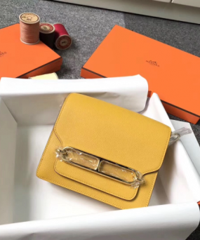 에르메스 룰리스18 앰버 옐로우 금장 에버컬러